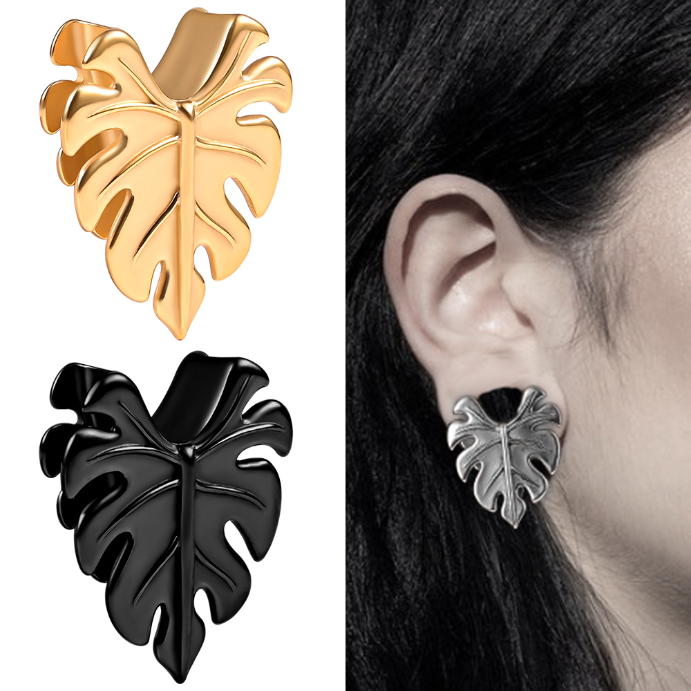 Body Jewelry Hangers - Vanku 2PCS Foglie a sella aperta