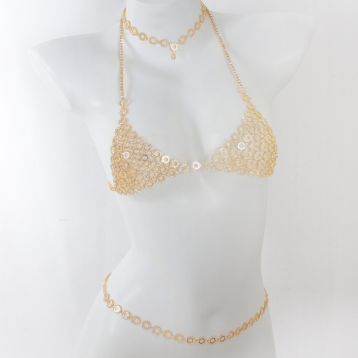 Body Jewelry Helix - Collana a catena in vita con