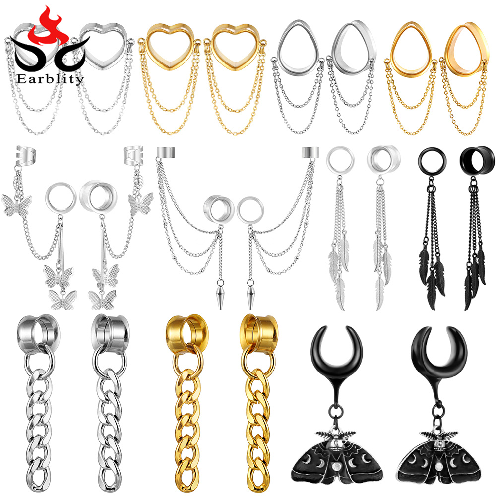 Body Jewelry Hangers - Osborney 2PCS Moda in acciaio inossidabile