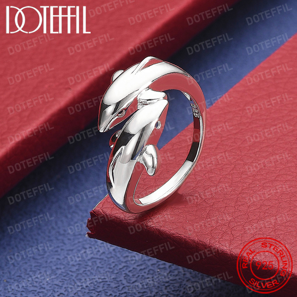Body Jewelry High Quality - Anello da donna con ciondolo doppio