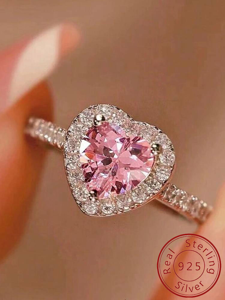 Body Jewelry High Quality - Splendido anello romantico con cuore d'amore