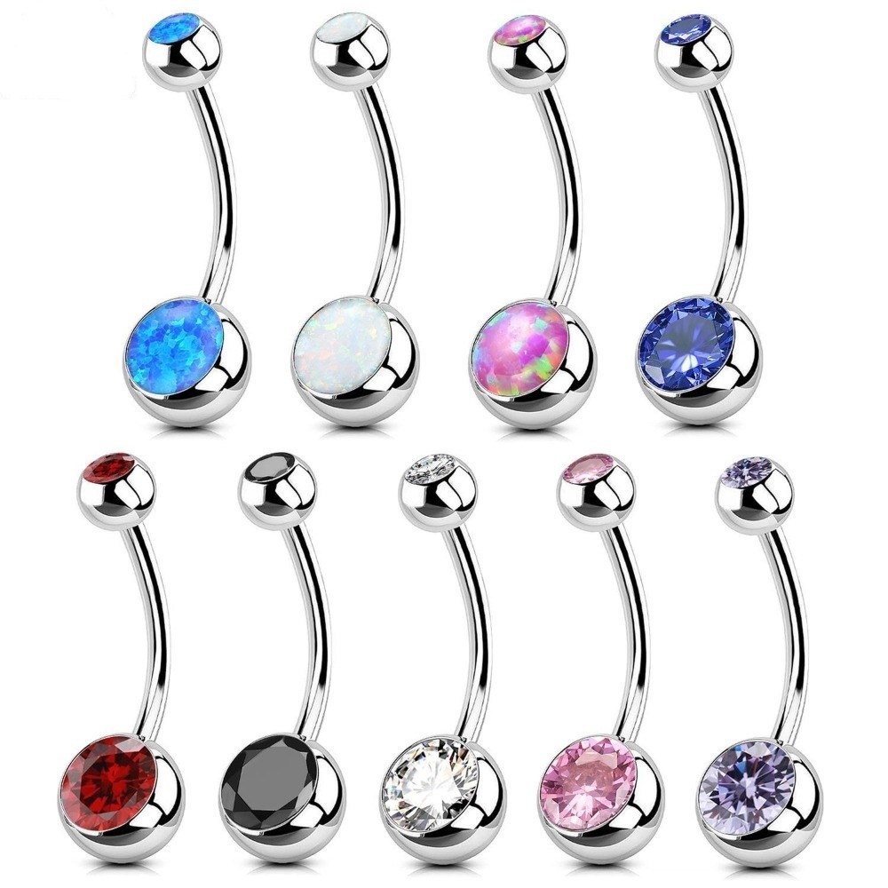 Body Jewelry High Quality - Anelli per ombelico in materiale di