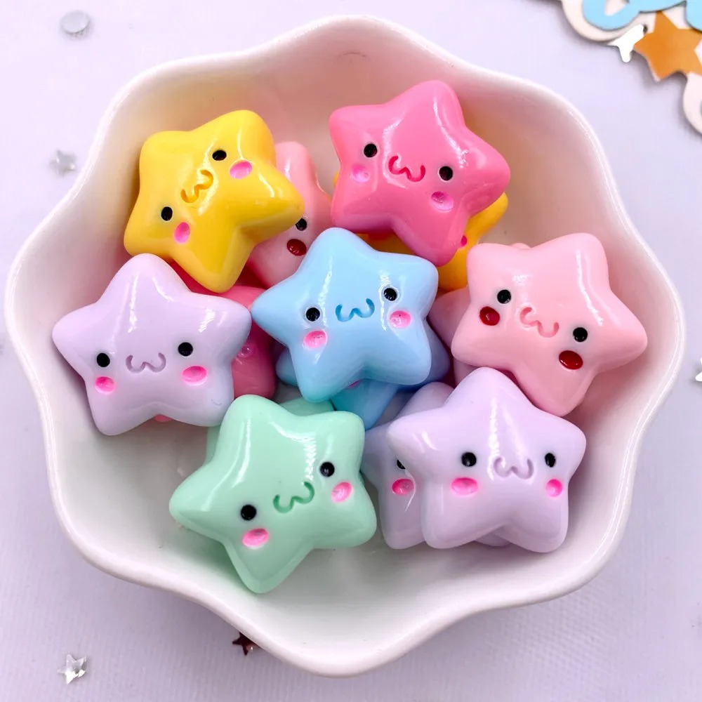 Star Flat Back - TX105 20 Pezzi Mix Resina Kawaii