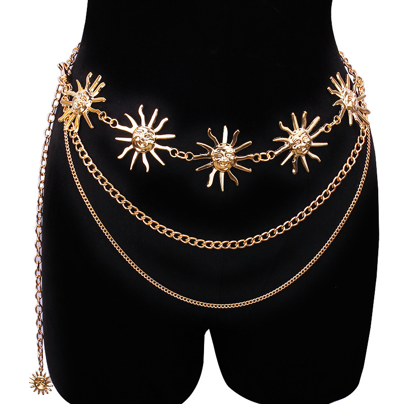 Body Jewelry Helix - Grosso multistrato punk gotico luna sole
