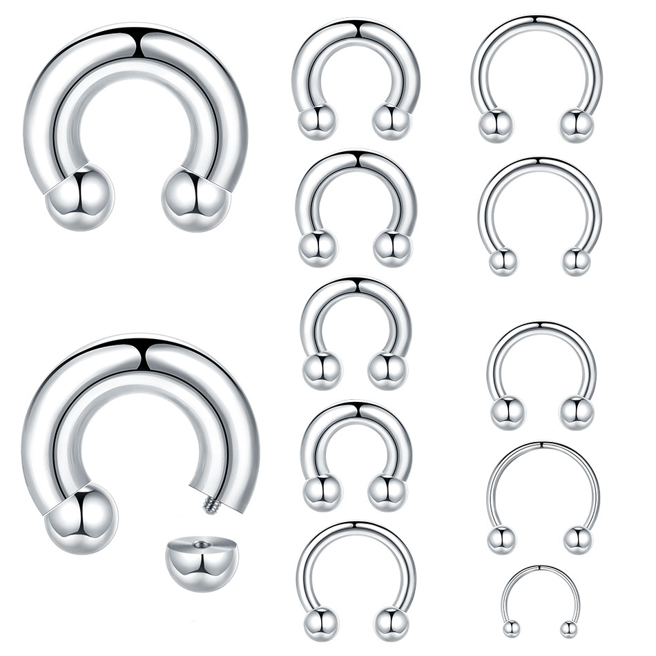Body Jewelry Hangers - 1PC 18G-00G di Grande Calibro In