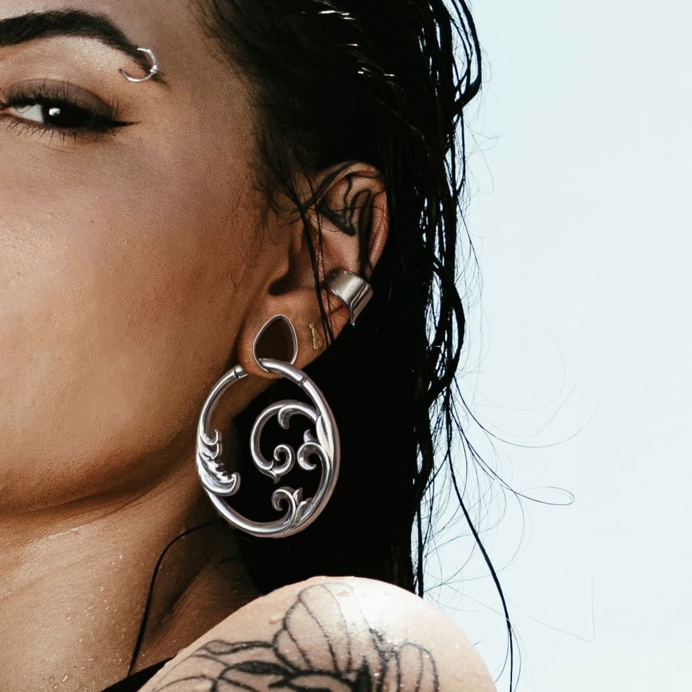 Twolobes 2PCS Cerchio in accia - Body Jewelry Hangers recensione e prezzo