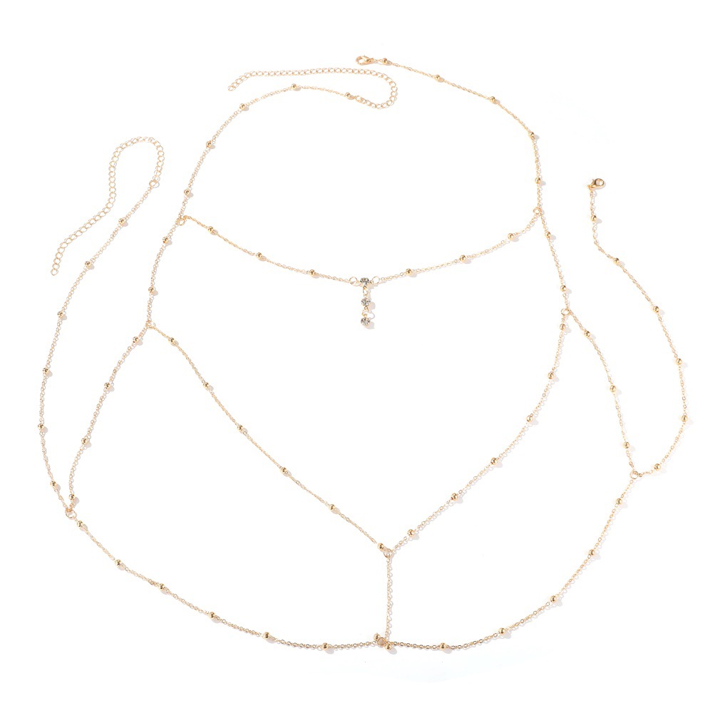 Sexy Crystal Chest Chain Harne - Body Jewelry Necklace recensione e prezzo