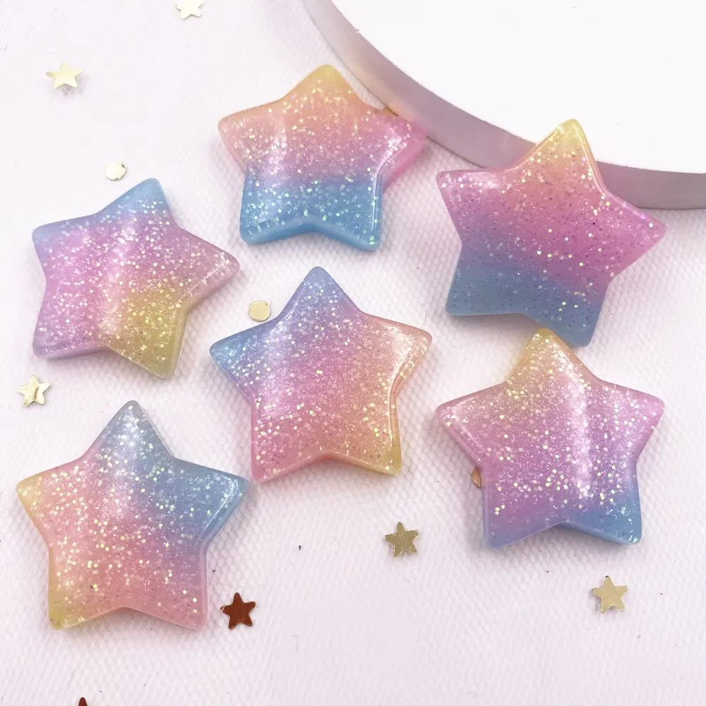 10 PZ Glitter Kawaii Resina Co - Star Flat Back recensione e prezzo