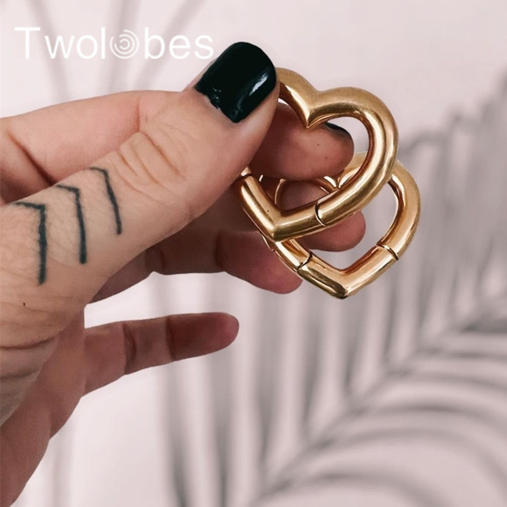 Twolobes 2PCS Cuore 316 Calibr - Body Jewelry Hangers recensione e prezzo