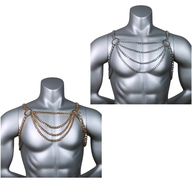 Collana da uomo sexy in metall - Body Jewelry Necklace recensione e prezzo