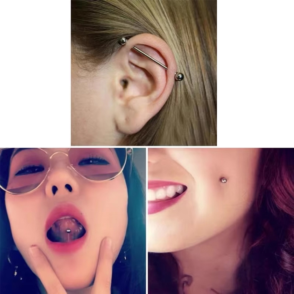 2 pz/lotto Piercing in Titanio - Body Jewelry Bulk recensione e prezzo
