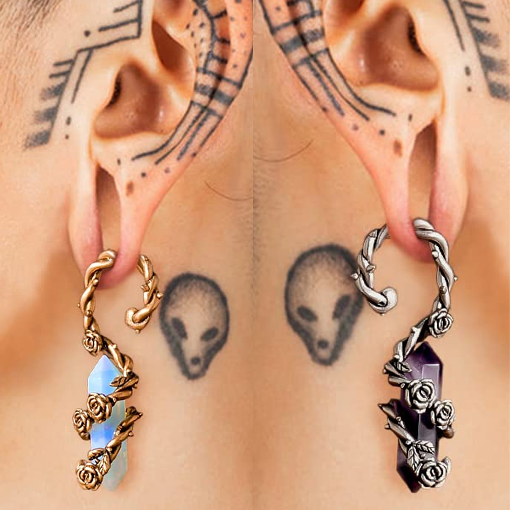 1 pz rame rosa vite pietra ore - Body Jewelry Hangers recensione e prezzo