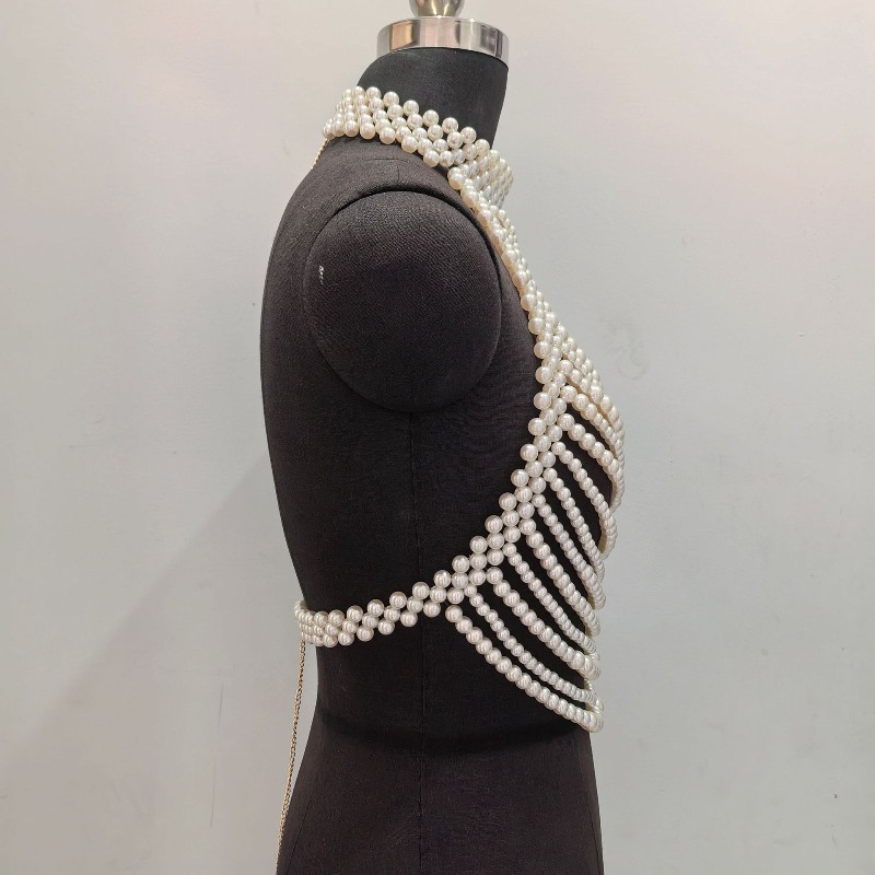 Catena per il petto con perlin - Body Jewelry High Quality recensione e prezzo